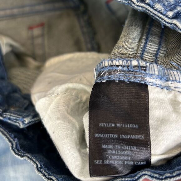 White Crow Flared Leg Indie Boho Jeans Size 27 - Picture 5 of 10